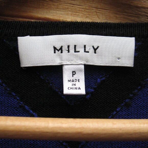 Milly Wool Crew Neck Sweater - Picture 7 of 8